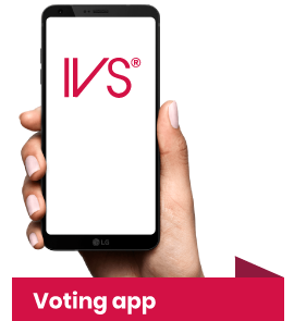 Online voting with the IVS Online voting app